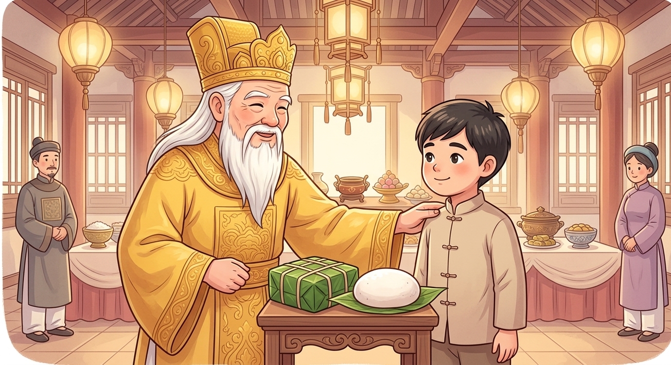 Bánh thơm dẻo, đậm đà hương vị quê hương. Nghe Lang Liêu kể về ý nghĩa Trời tròn Đất vuông…