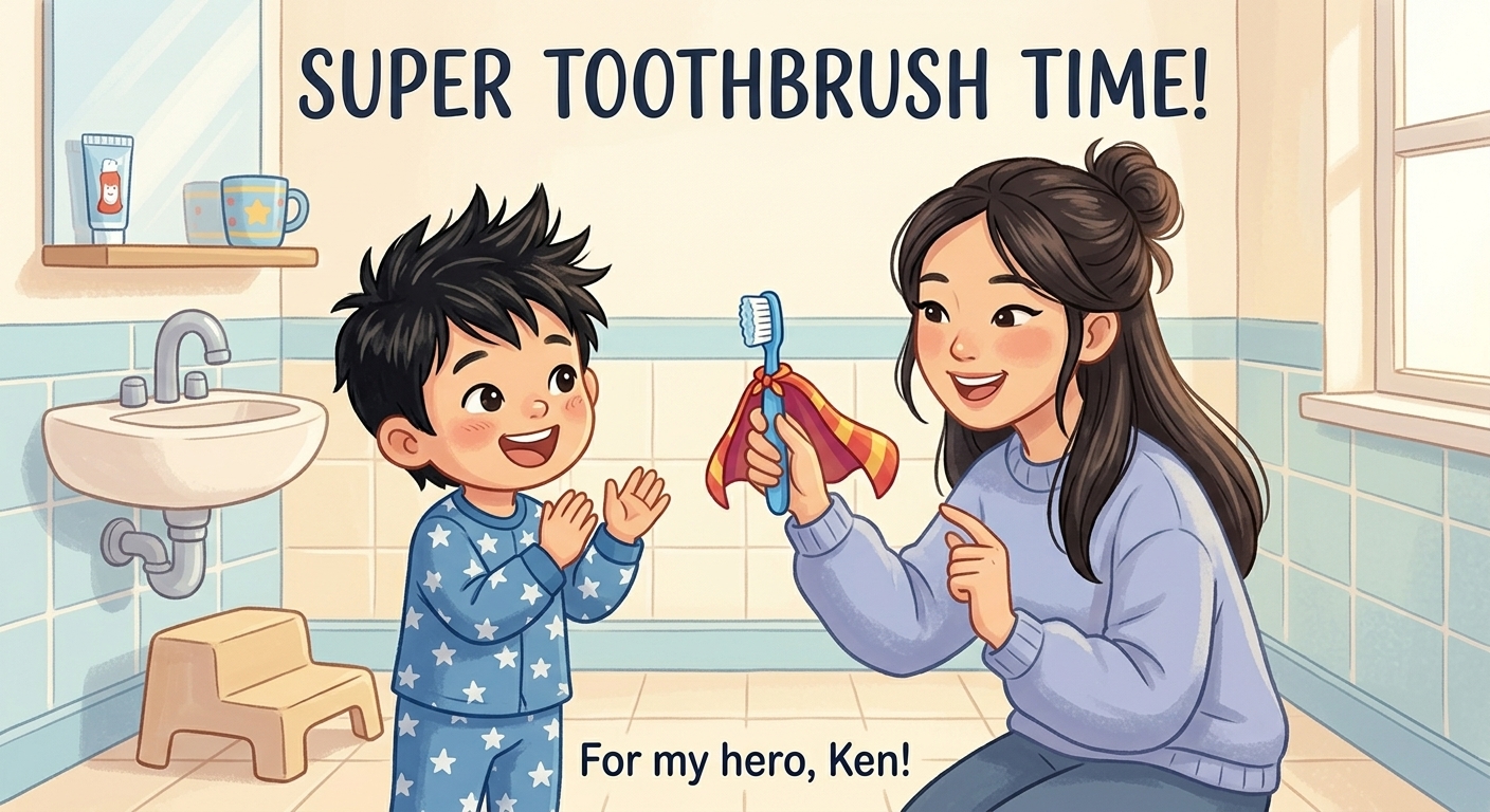 Một buổi tối, mẹ khẽ nói: "Ken có muốn làm siêu anh hùng không?" Mắt Ken sáng rực. Mẹ đưa…