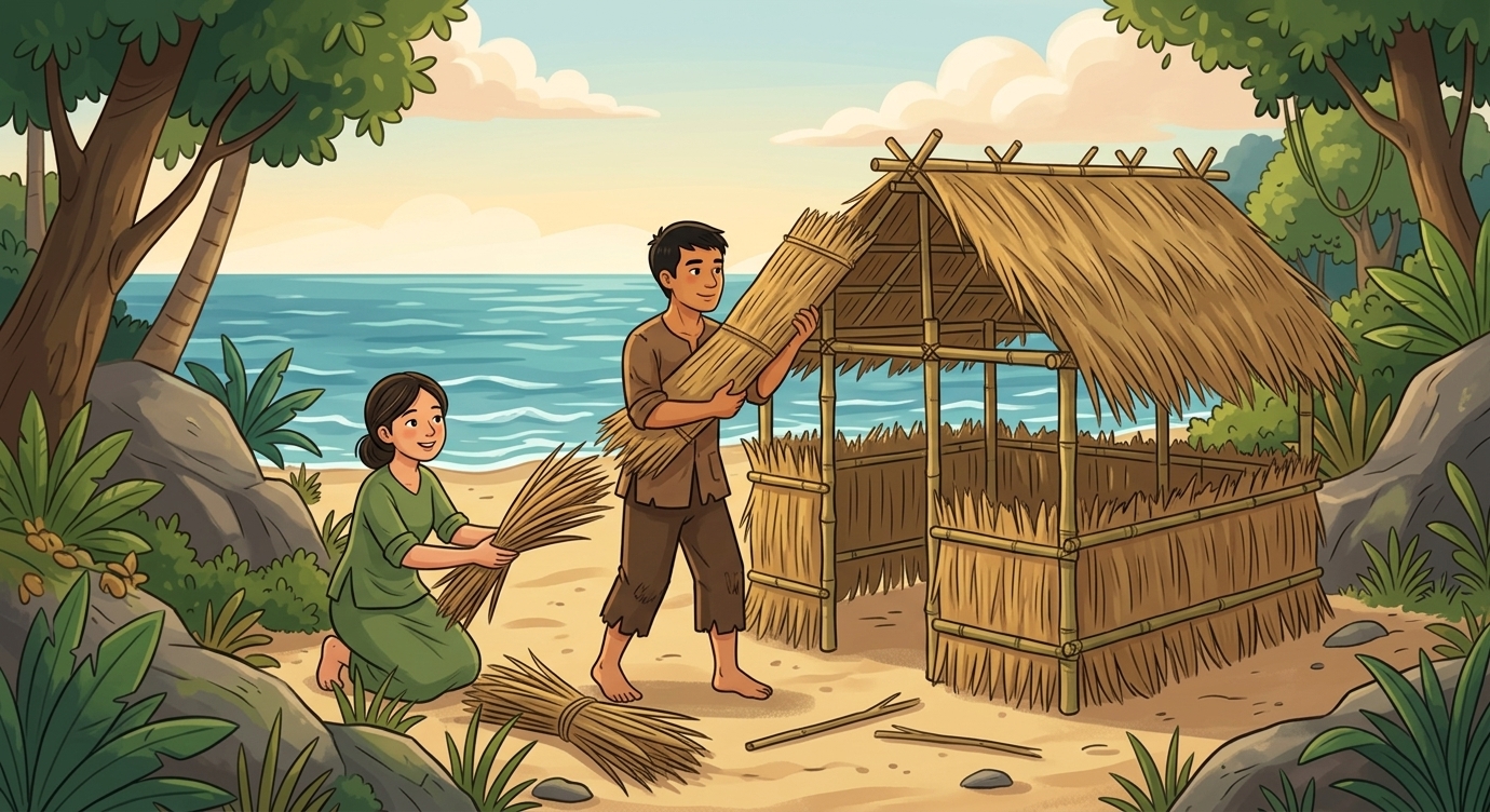 Hòn đảo chỉ có cát trắng, cây dại và tiếng sóng vỗ rì rào. An Tiêm không hề nản lòng. Chàn…